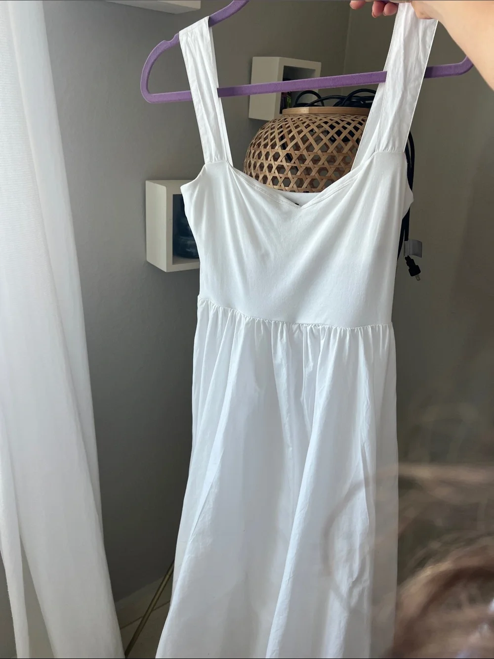 J.Crew Sweetheart Tank Dress with Poplin Skirt